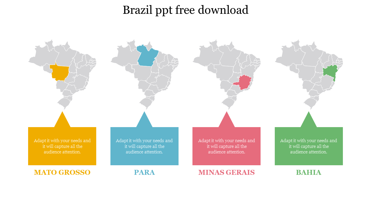 Best Brazil PPT Download Template Design For Presentation